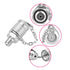 63MPa/630BAR Hydraulic Pressure Test Coupling Kit for Hydraulic System Construction Machinery (G1/8)