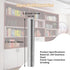 Qjaiune 10pcs 4x30mm Shelf Dowel Pins Stainless Steel Pegs, Bunk Bed Support Pins Rod Fasten Elements, Cabinet Dowel