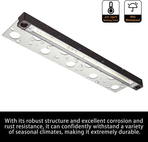 12 Inch 9W 3000K 12V 1 Pack UL Listed LED Hardscape Lighting, Retaining Wall Lights, Landscape Lighting, Die-cast