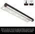 12 Inch 9W 3000K 12V 1 Pack UL Listed LED Hardscape Lighting, Retaining Wall Lights, Landscape Lighting, Die-cast