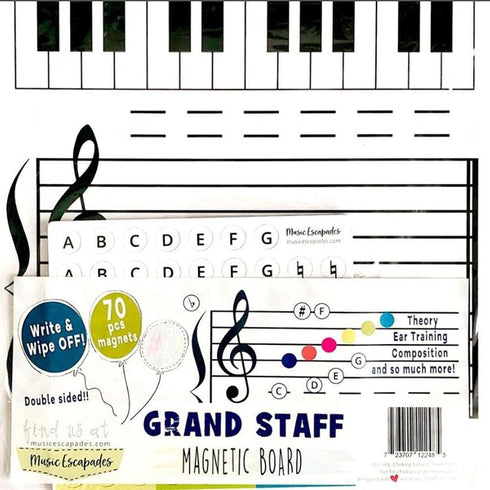 DIAND Magnetic Dry Erase Board, Note Reading Board for Music Lessons, Best Gift for Music Teacher