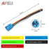 APIELE 19mm 12V Momentary Speaker Horn Push Button Toggle Switch with Pre-Wiring Socket for Car Auto Motor (Blue)