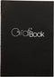 Clairefontaine GRAF Book 360 Raw Binding Book, A5 Size, 100 Sheets, 100gsm Paper, Acid Free, Black Cover
