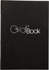 Clairefontaine GRAF Book 360 Raw Binding Book, A5 Size, 100 Sheets, 100gsm Paper, Acid Free, Black Cover