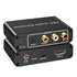 XinYaa HDMI ARC Audio Extractor, 192KHz HDMI ARC Audio Adapter Converter Splitter to