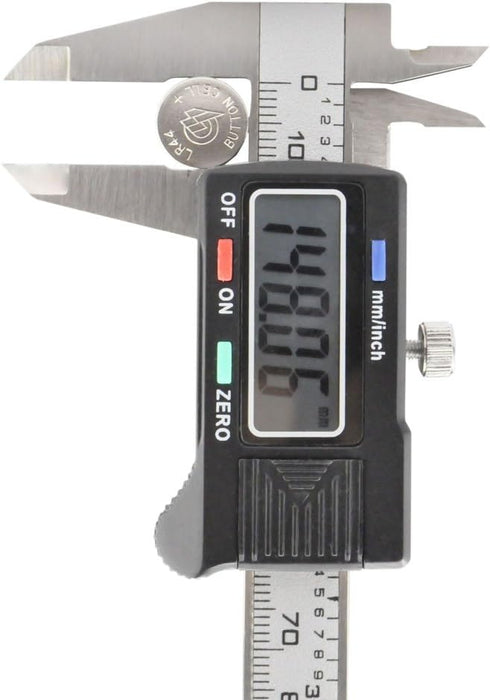 iKKEGOL Precision 100mm Digital Electronic Gauge - 4 Inch Stainless Steel Vernier Caliper Micrometer