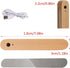 HBGFHG Closet LED Motion Sensor Night Light Battery Operated Wall Light-USB Rechargeable Magnetic Light with Warm White