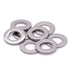 3/8" ID Stainless Steel Flat Washer, Bright Finish, 304 Stainless Steel 18-8, 25 PCS