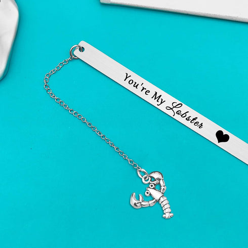 You're My Lobster Bookmark Gift for Boyfriend Girlfriend Husband Wife Best Friend Christmas Birthday Gifts Anniversary