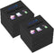 ZCZN Small Sticky Notes, 2in x 2in, 100 Sheets/Pad, 8 Pads/Pack, Black Color