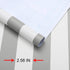 Erfoni Grey and White Striped Contact Paper, Peel and Stick Wallpaper for Livingroom Decor, 17.7"x118"
