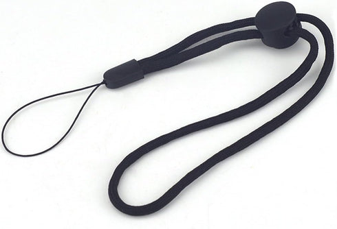 YOUOWO 5 Pack Adjustable Nylon Lanyards for USB Flash Drive, Cell Phone, Key, iPod, MP3, MP4, ID Card Badge (Black)