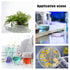 OLYCRAFT 6PCS High Borosilicate Glass Petri Dishes with Lid, 60mm Dia x 18mm Deep, 2pcs Glass Culture Plate