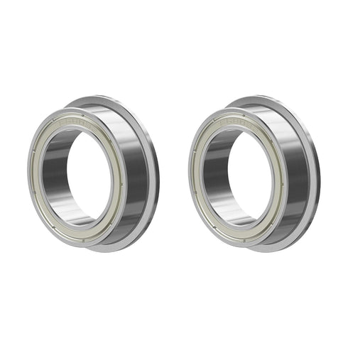 F6803ZZ 2PCS Flange Ball Bearing, 17×26×5mm, Double Metal Shielded for Industrial Machine