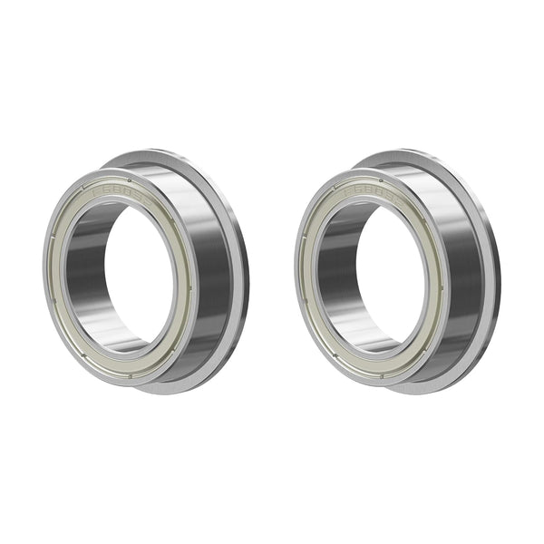 F6803ZZ 2PCS Flange Ball Bearing, 17×26×5mm, Double Metal Shielded for Industrial Machine