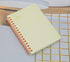 Yansanido 8 Pcs A6 Size Spiral Notebook, 4 Color Thick Plastic Hardcover, 80 Sheets (160 Pages) College Ruled Journal