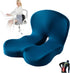 ELLNS Memory Foam Seat Cushion with Lumbar Support,Seat Cushion,Ergonomic, Breathable Mesh&Removable CoverWaist and