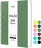 RETTACY A4 Spiral Notebook, 300 Pages, College Ruled, 100 GSM Premium Paper, Dark Green for School and Work