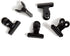 U Brands 20 Count Black Bulldog Clips, Office Organization Supplies, 1.25 Inch