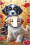 haigof Cute Dog Light Switch Cover Wall Plate 1 Gang Single Plates Print