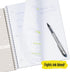 Five Star Style Spiral Notebooks + Study App, 3 Pack, 1 Subject, 11" x 8-1/2", College Ruled Paper, 100 Sheets