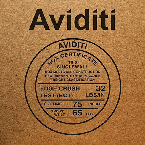 AVIDITI 7x4x4 Small Shipping Boxes (50-Pack) Heavy Duty Corrugated Cardboard for Packing & Storage