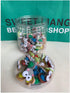 Duolai 40pcs Cute Big Eye Frog Decorative Thumbtacks, Cartoon Animal Boxed Pushpins for Office, Corkboard, Photo Wall