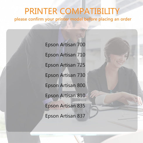 Run Star Remanufactured 6 Pack T098 T099 Ink Cartridge Replacement for Epson Artisan 700 710 725 730 800 810 835 837