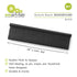 Thicker Opaque Craft Fabric for Bulletin Board Backgrounds - 48" x 24', Black
