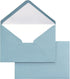 PONATIA 50PCS/Pack A4 Envelopes for Weddings Invitations, Birthday Party Cards, Gift Cards (Dusty Blue, A4)