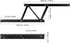 4 Pack 15 Inch 2 Folding Lift up Top Coffee Table Lifting Frame Desk Mechanism, Heavy Duty Lift Top Coffee Table