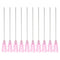 PATIKIL 20Ga x 2 Inch Dispensing Needle Tips, 10Pcs Blunt Glue Needle Tube Tips with Luer Lock, Light Pink