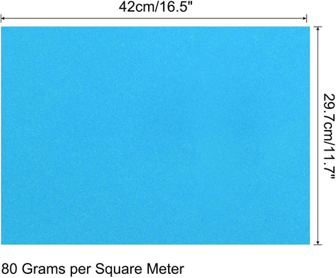 50 16.5 11.7 Inch 80gsm MECCANIXITY Sheets Colored Copy Paper x Printer Paper Pale Blue for Office Printing, Document