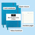 RICCO BELLO 2-Pack Mini Pocket To Do List Faux Leather Notebook, Undated, for Office, Home, School