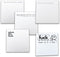 Funny Sticky Note, 3×3 Inches, 5/10-Packs, White Self-Stick Notes for College Student Office Desktop, 50 Sheets/Pack