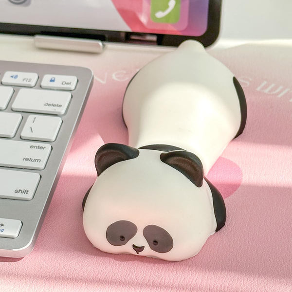 Upgrade Ergonomic Memory Foam Wrist Rest Support for Mouse, Cute Animals Wrist Pad for Desk Office Supplies