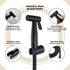 YHWKZCTTT Set HandheldSprayer Quality Stainless Steel Supercharge Cloth Diaper Sprayer BrushedSprayer with Shower Hose