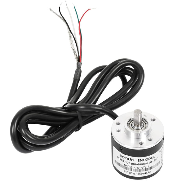 Signswise Incremental Optical Rotary Encoder for Arduino - 600P/R Wide Voltage Power Supply DC 5-24V, 6mm Shaft