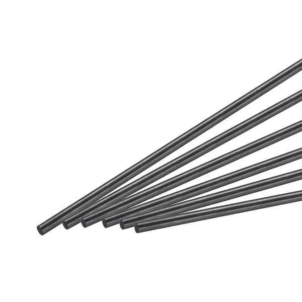 MECCANIXITY 10 Pack Carbon Fiber Rod, 4mm x 150mm for RC Plane DIY Tool Wing Tube Quadcopter Arm