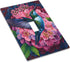 HTSAHKV Hummingbird 3 5 Inch Floral Wall Plate Light Switch Cover Single Gang Outlet Faceplate Print Plate Cover X