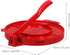 Sturdy Red Tortilla Press for Homemade Corn & Flour Tortillas - Compact Kitchen Tool