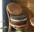 JIQHOHX 40 40CM) Detachable Seat Cushion, Indoor/Outdoor Round Chair Cushion/Memory Foam Soft Chair Pads with PU