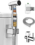 PWERAN Handheld Bidet Sprayer for Toilet with Water Filter, Stainless Jet Spray