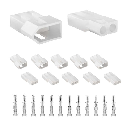 JRready ST6415 Standard.093" Pin and Socket Power Connectors 2 Circuits (6 Matched Sets), 14-20 AWG