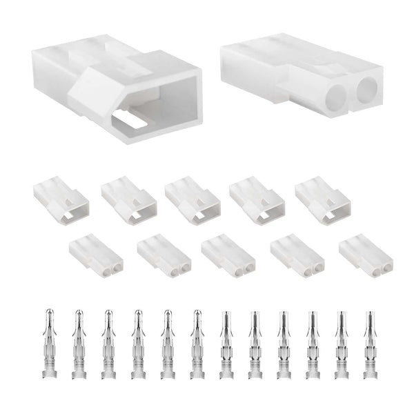JRready ST6415 Standard.093" Pin and Socket Power Connectors 2 Circuits (6 Matched Sets), 14-20 AWG