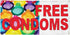 Fastasticdeals Vinyl Banner Multiple Sizes Free Condoms Red Rainbow Health & Medical Outdoor