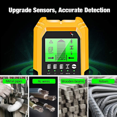 FOLAI 5 1 Stud Finder Wall Scanner in Multifunctional Upgraded Smart Wall Scanner, Stud Sensor Beam Detector