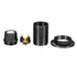 E14 Bulb 3 Pack Bulb PATIKIL Holder Light Socket, Screw Fully Thread LED Lamp Holder for Pendant Lights, Black