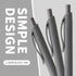 Pens Bulk, 50 Pack No Bleed Black Click Pens, Wholesale Retractable Ballpoint Pens, Pens Medium Point, Smooth Ink Pens, 1.0MM Black Ink by deegtran