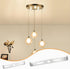 XFJYMXDM 4 4 Inch 6 Inch Pcs and Ceiling Pendant Light Crossbar Kit, Light Fixture Mounting Bracket Square Kit